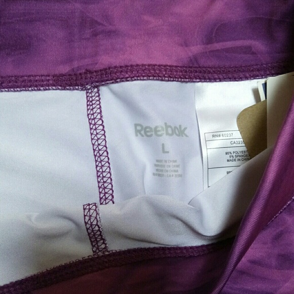 Reebok kids leggings size Large Pink nwt - Picture 2 of 3
